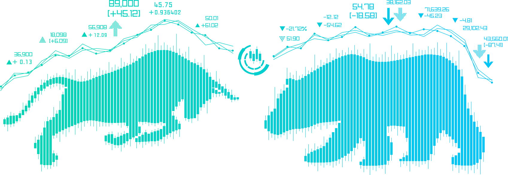 bull and bear chart